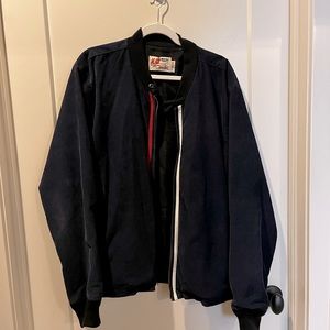 Navy Blue Corduroy Jacket, Size XL